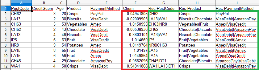 ELDR AI Ask via CSV Result