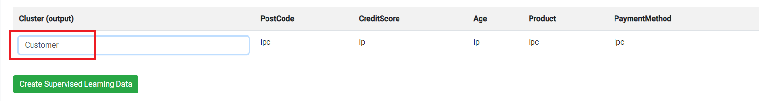 ELDR AI Convert Clustered Data to Supervised Data