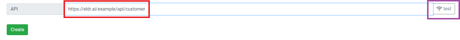 Create ELDR AI Create Data API