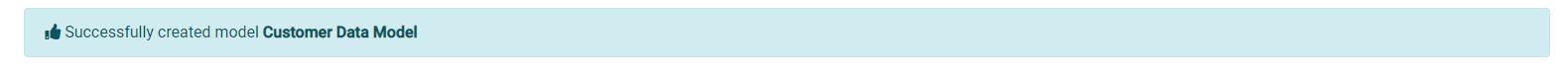 ELDR AI Create Model Success
