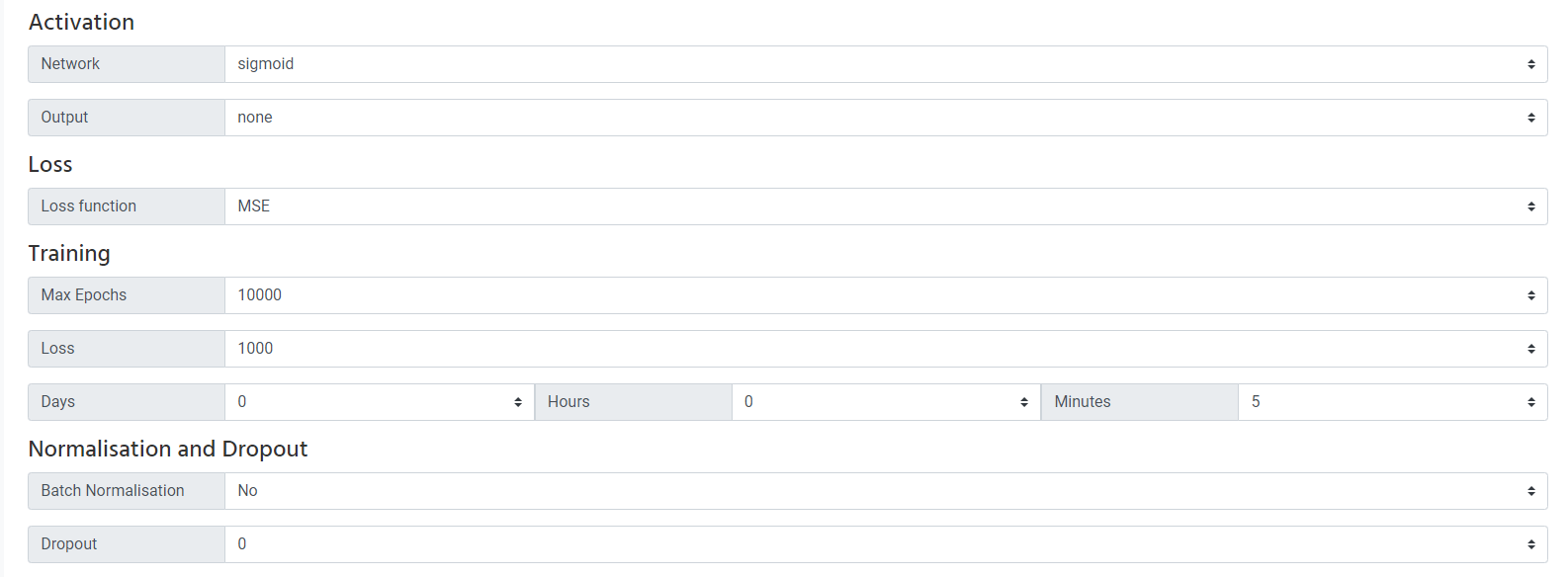 Create ELDR AI Model Multi Output - Activation and Training