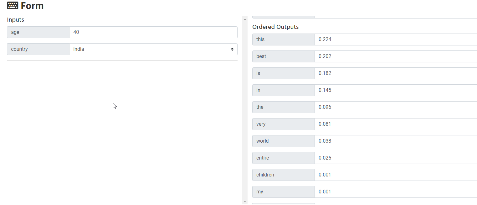 ELDR AI NLP Output Predictions