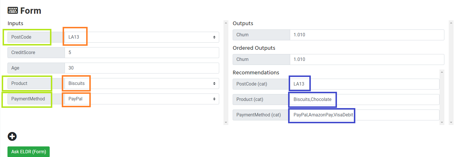 ELDR AI Recommendations