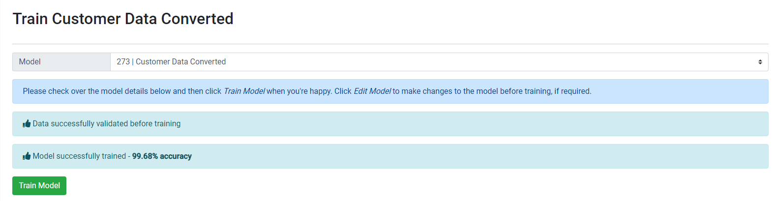 ELDR AI Train Converted Unsupervised Model