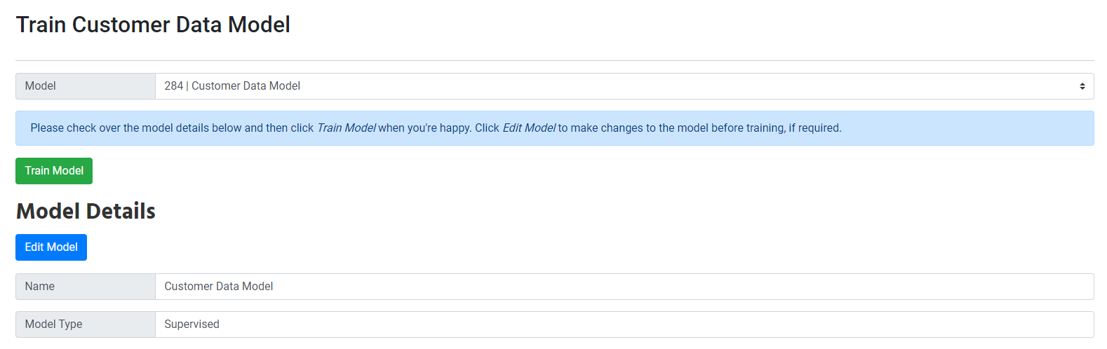ELDR AI Train Model One